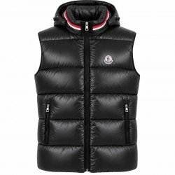 ΑΝΔΡΙΚΟ ΜΑΥΡΟ PUFFER ΓΙΛΕΚΟ ΜΕ ΚΟΥΚΟΥΛΑ MONCLER ΚΟΔ.0523