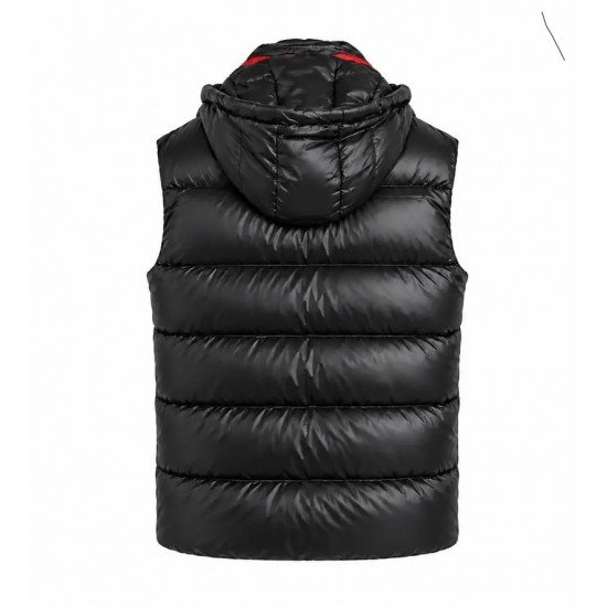 ΑΝΔΡΙΚΟ ΜΑΥΡΟ PUFFER ΓΙΛΕΚΟ ΜΕ ΚΟΥΚΟΥΛΑ MONCLER ΚΟΔ.0523